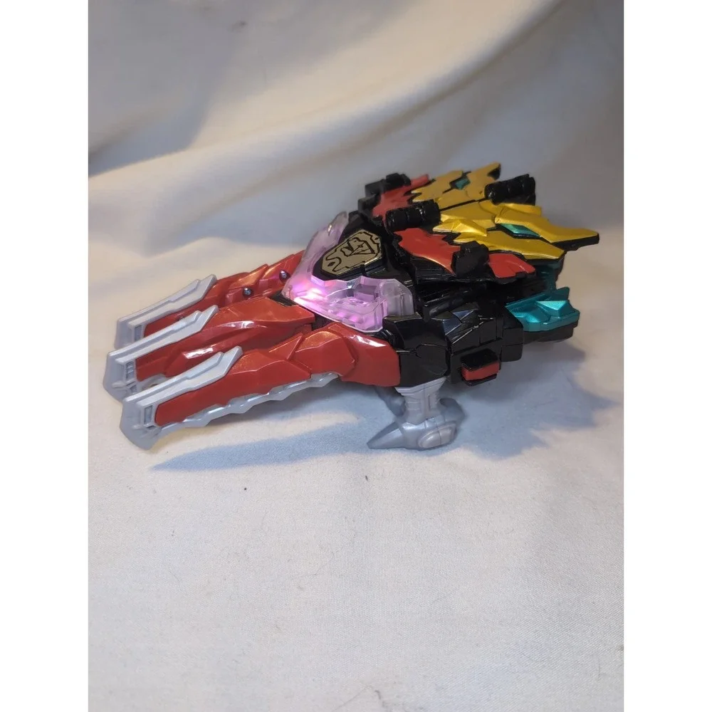 Power Rangers Dino Fury Dino Knight Morpher DX Changer Lights Sound WORKS